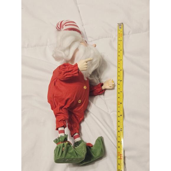 Dept 56 Goodnight Mistleberry Elf Red Hat Christmas Shelf Decor Rare - Picture 3 of 7